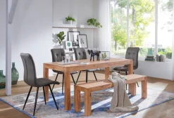 QUARTIER Esstisch 120 x 60 cm Akazie