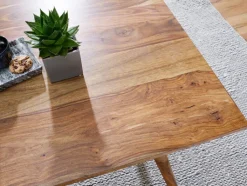 Esstisch 80 x 80 cm braun