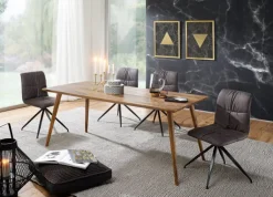 Esstisch 120 x 60 cm Massivholz Sheesham braun