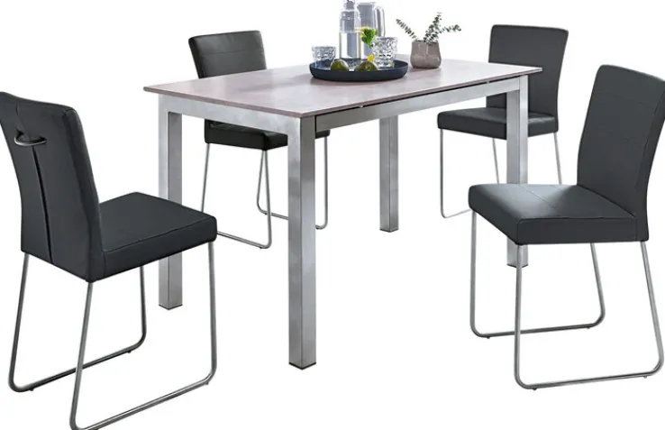 Esstisch 130-190 x 80 cm NB Betonoptik /grau