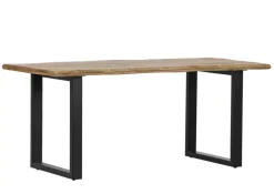 QUARTIER Esstisch CHASE 180 x 90 cm Mango massiv/schwarz