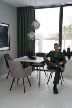 QUARTIER Esstisch GANO 100 x 100 cm weiß