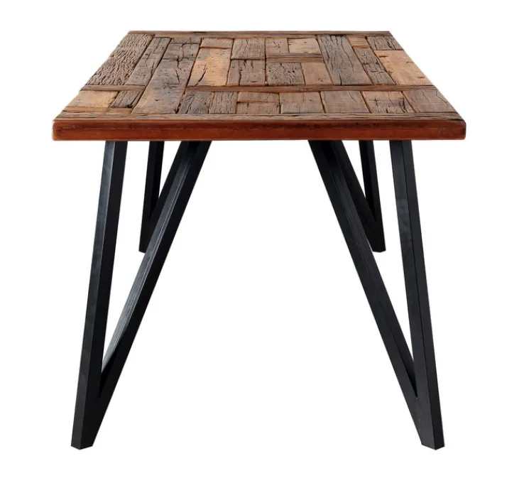 QUARTIER Esstisch HAWK braun /schwarz