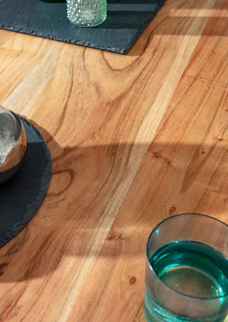 QUARTIER Esstisch TAREK 175 x 90 cm Akazie massiv natur