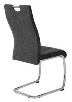 QUARTIER Esszimmerstuhl ALINA 2er Set anthrazit