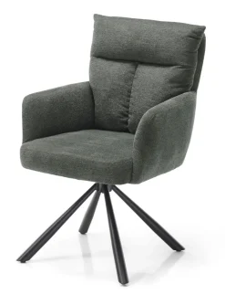 QUARTIER Esszimmerstuhl LOREN 2er Set grau