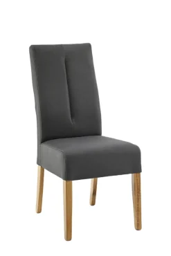 QUARTIER Esszimmerstuhl MATTI Bezug anthrazit /Eiche natur