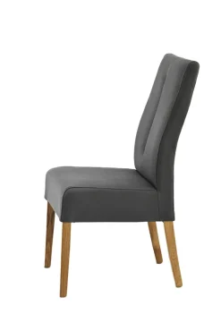 QUARTIER Esszimmerstuhl MATTI Bezug anthrazit /Eiche natur