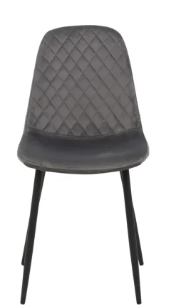 QUARTIER Esszimmerstuhl MIRA 2er Set grau