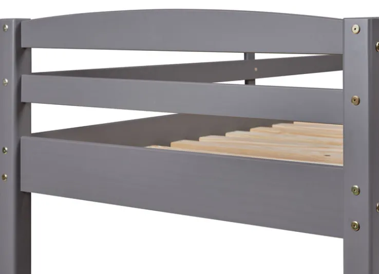 Kinder Etagenbett NEO 90 x 200 cm grau