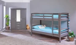 Kinder Etagenbett NEO 90 x 200 cm grau