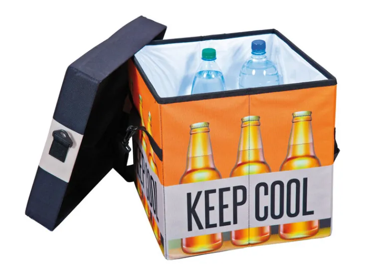 Faltkiste FANBOX II schwarz/orange/weiß