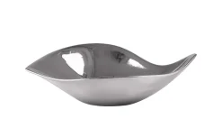 Fink Dekoschale SIBELL 22 cm silberfarbig