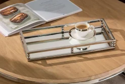 Fink Dekotablett COSIMA 20 x 40 cm Edelstahl