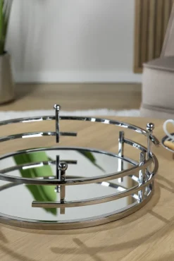 Fink Kerzenhalter ELISIO 42cm silberfarbig/vernickelt