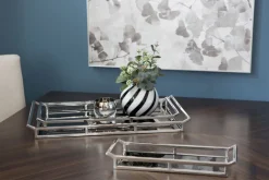 Fink Tablett PIANO 36 x 61 cm Edelstahl /Glas