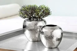 Fink Vase LOSONE 25 cm vernickelt