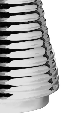 Fink Weihnachtsdekoration Dekobaum ANOUK 18,5 cm Porzellan silberfarbig