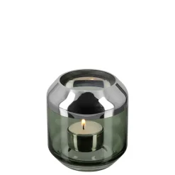 Fink Windlicht SMILLA 9 cm dunkelgrün