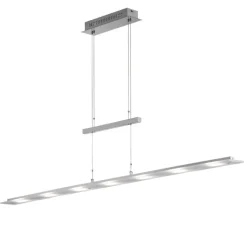FISCHER & HONSEL CCT LED Pendellampe LARGO 135 cm nickelfarbig