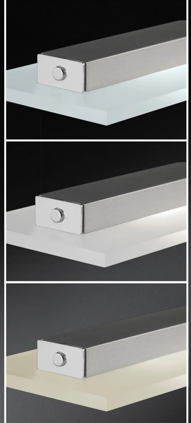 FISCHER & HONSEL CCT LED Pendellampe LARGO 135 cm nickelfarbig