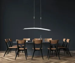 FISCHER & HONSEL CCT LED Pendellampe METIS 90 cm nickelfarbig