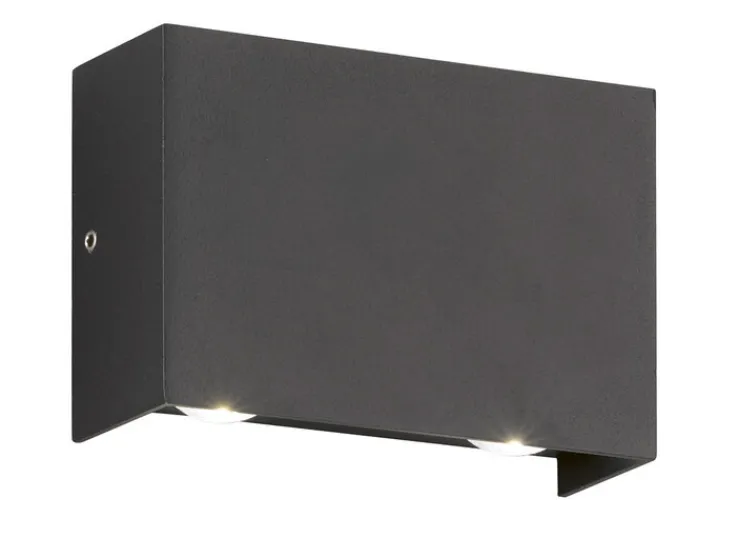 FISCHER & HONSEL LED Außenwandleuchte NAIROBI 12 x 5 cm schwarz