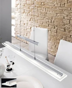 FISCHER & HONSEL LED Balkenpendel TENSO TW nickelfarbig