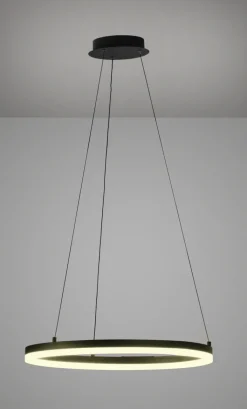 FISCHER & HONSEL LED Pendelleuchte SIRKO 60 cm sandschwarz