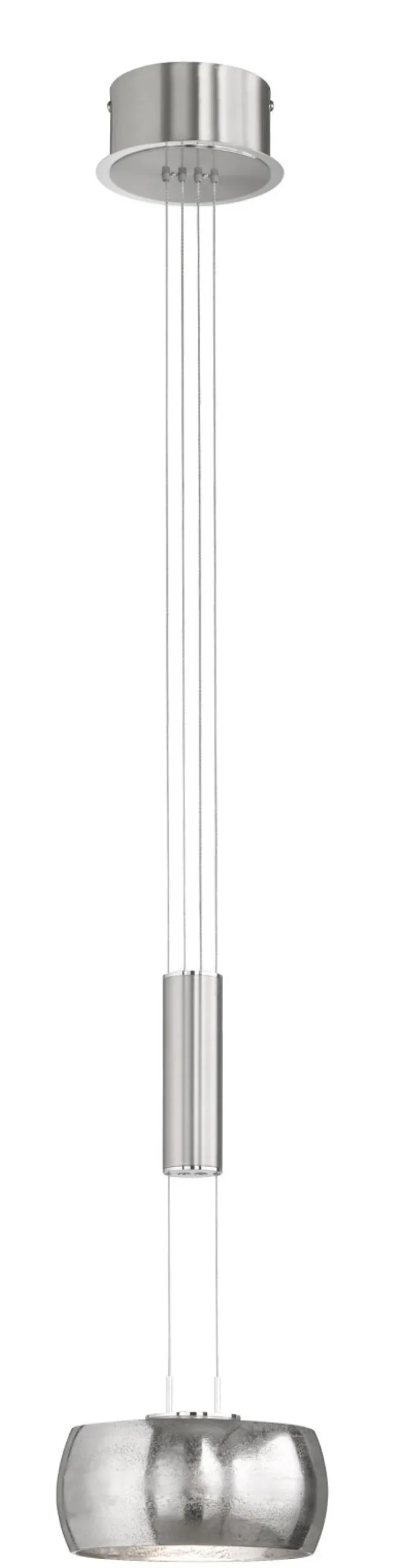 FISCHER & HONSEL LED Pendelleuchte COLETTE antik nickelfarbig