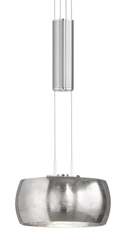 FISCHER & HONSEL LED Pendelleuchte COLETTE antik nickelfarbig