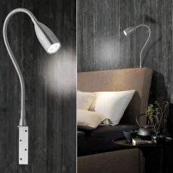 FISCHER & HONSEL LED Wandlampe STEN 45 cm mit Gestensteuerung