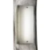 FISCHER & HONSEL LED Wandlampe SHINE ALU nickelfarbig/Glas opal