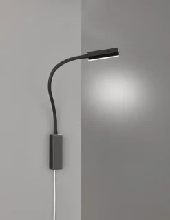 FISCHER & HONSEL LED Wandlampe RAIK III schwarz