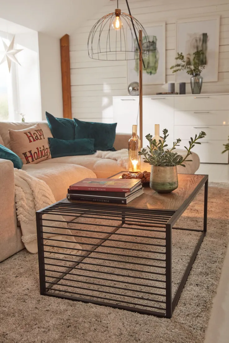 FISCHER & HONSEL Retrofit Tischlampe DINI 25 cm Rauchglas