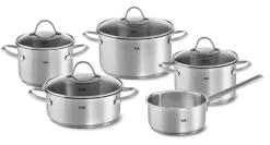 Fissler Kochtopfset PALERMO 5 tlg Edelstahl 18/10
