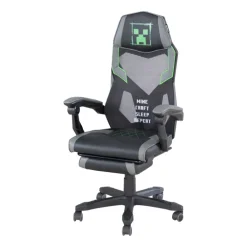 Gaming-Stuhl MINECRAFT schwarz/ grau/ grün