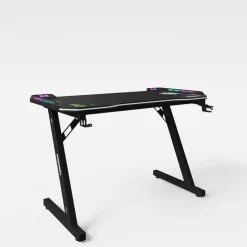 Kinder Gaming-Tisch MINECRAFT schwarz/ grau