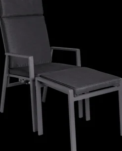 Garden FLAIR Fußhocker Outdoor LUNA AT anthrazit /anthrazit