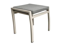 Garden FLAIR Fußhocker Outdoor LANA taupe /grau