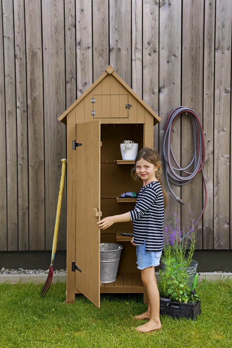 Garden FLAIR Garten Geräteschrank RIA 179 cm honey