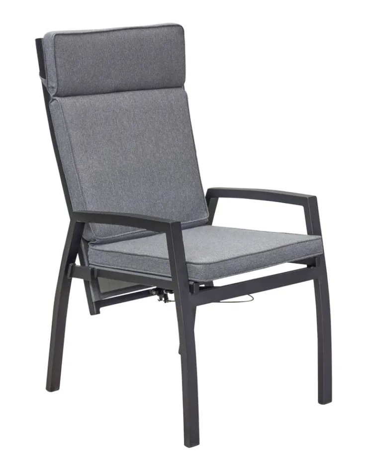 Garden FLAIR Garten Positionsstuhl LENNOX 2er Set grau