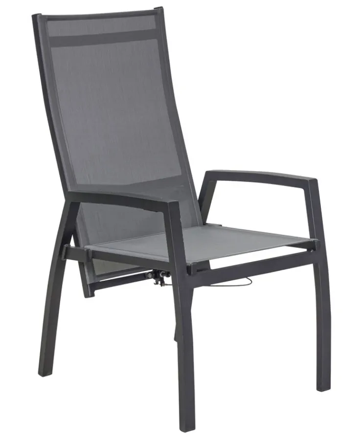 Garden FLAIR Garten Positionsstuhl LENNOX 2er Set grau