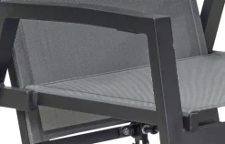 Garden FLAIR Garten Positionsstuhl LENNOX 2er Set grau