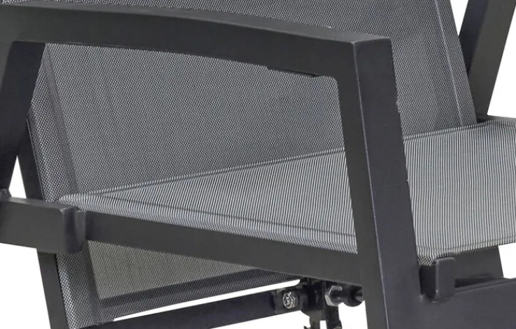 Garden FLAIR Garten Positionsstuhl LENNOX 2er Set grau