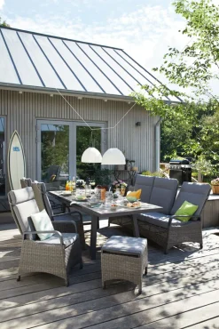 Garden FLAIR Garten Positionsstuhl LENA Omega braun