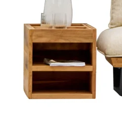 Garden FLAIR Garten-Beistelltisch OLIVIA 85 x 40 cm Teakholz