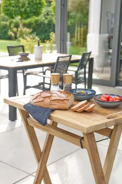 Garden FLAIR Garten-Beistelltisch OTTO Teakholz