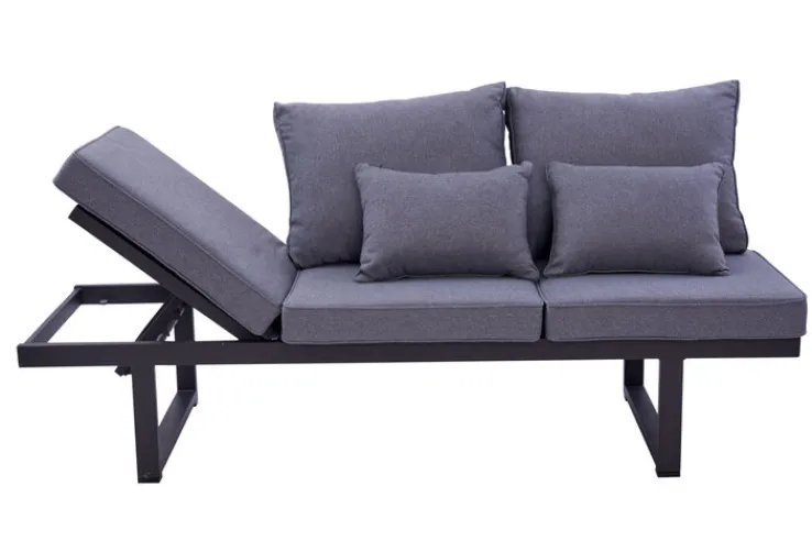 Garden FLAIR Gartensofa LINA anthrazit /grau