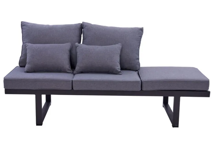 Garden FLAIR Gartensofa LINA anthrazit /grau